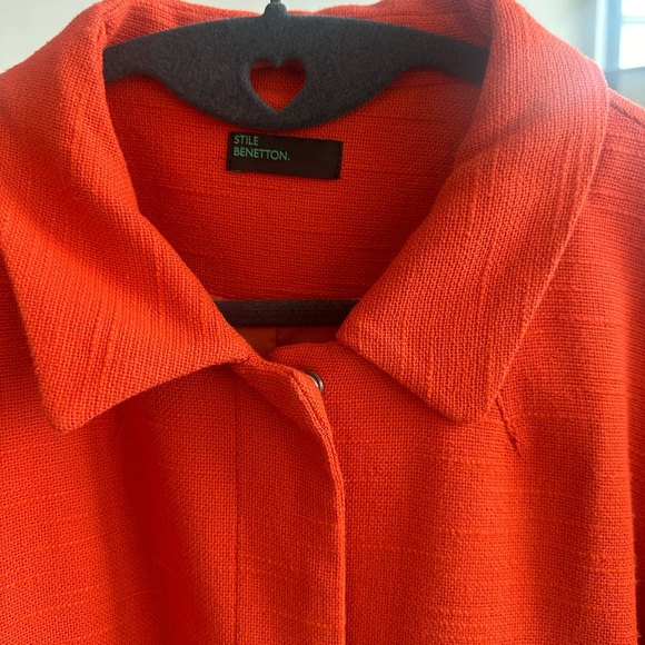 Orange coat size 6 - Picture 3 of 3